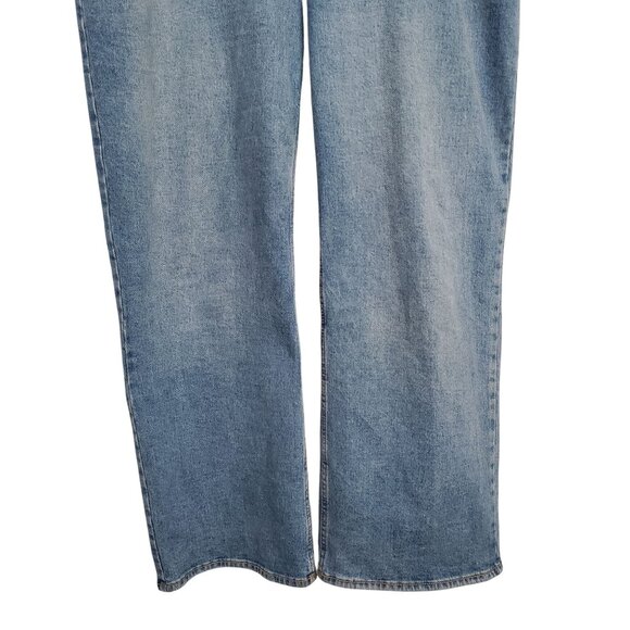 Old Navy Women Sz 16 Jeans Extra High Rise Wide Leg Denim Secret Smooth Pockets - Picture 6 of 10